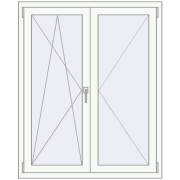 KORSA ENERGY-SAVING REHAU SYNEGO MD 1100x1350 mm