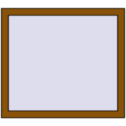 REHAU OPTIMUM EURO-DESIGN 70 930x830 mm GOLDEN OAK two-sided