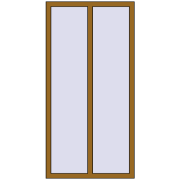 KORSA BRILLANT DESIGN 900x1800 mm