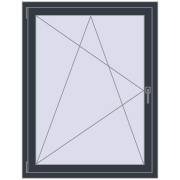 REHAU ENERGY-SAVING SYNEGO MD 1000x1300 mm ANTHRACITE_GREY_STRUKTURAL dwustronny REHAU ENERGY-SAVING SYNEGO MD 1000x1300 mm ANTHRACITE_GREY_STRUKTURAL dwustronny