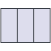 REHAU OPTIMUM EURO-DESIGN 70 2700x1900 mm ANTHRACITE_GREY_STRUKTURAL two-sided