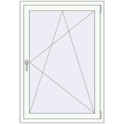 Tilt-and-Turn 860x1280 mm KORSA OPTIMUM REHAU EURO 70