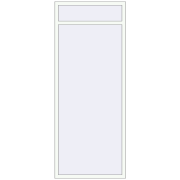 REHAU ENERGY-SAVING SYNEGO MD 1000x2500 mm RAL 9016 Traffic white two-sided