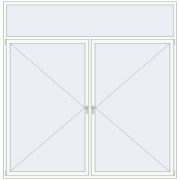 REHAU OPTIMUM EURO-DESIGN 70 2600x2650 mm RAL 9016 Traffic white dwustronny REHAU OPTIMUM EURO-DESIGN 70 2600x2650 mm RAL 9016 Traffic white dwustronny