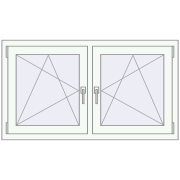 REHAU ENERGY-SAVING SYNEGO MD 1200x695 mm GOLDEN OAK zewnętrzny