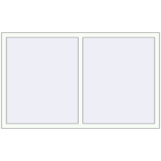 REHAU OPTIMUM EURO-DESIGN 70 1700x1000 mm RAL 9016 Traffic white two-sided