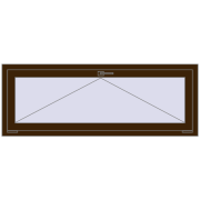 REHAU OPTIMUM EURO-DESIGN 70 1500x550 mm DARK_OAK two-sided