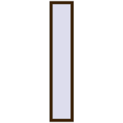 REHAU OPTIMUM EURO-DESIGN 70 400x2000 mm DARK_OAK two-sided