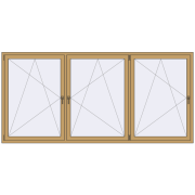 Okna skrzydłowe 2950x1400 mm KORSA ENERGY-SAVING REHAU SYNEGO MD Okna skrzydłowe 2950x1400 mm KORSA ENERGY-SAVING REHAU SYNEGO MD