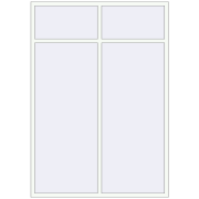 REHAU ENERGY-SAVING SYNEGO MD 1760x2500 mm ANTHRACITE_GREY_STRUKTURAL external