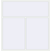 Okna skrzydłowe 2300x2400 mm REHAU ENERGY-SAVING SYNEGO MD RAL 9016 Traffic white dwustronny