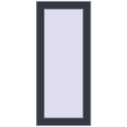 REHAU OPTIMUM EURO-DESIGN 70 350x800 mm ANTHRACITE_GREY_STRUKTURAL two-sided