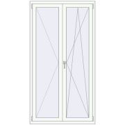 KORSA ENERGY-SAVING REHAU SYNEGO MD 1100x2000 mm