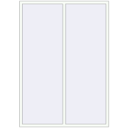 REHAU OPTIMUM EURO-DESIGN 70 1600x2250 mm RAL 9016 Traffic white two-sided